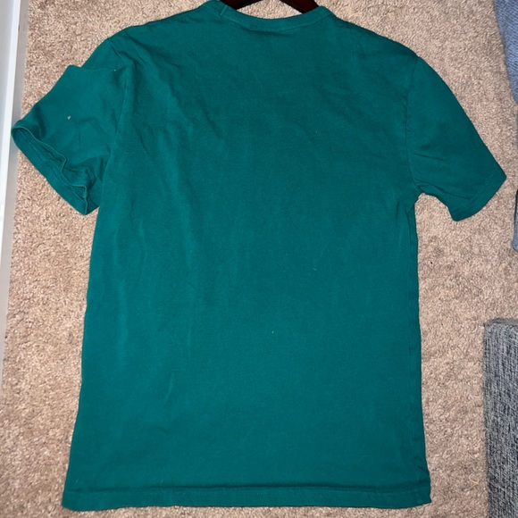 Champion Green Multicolor Logo T-shirt Size Small - Picture 3 of 3